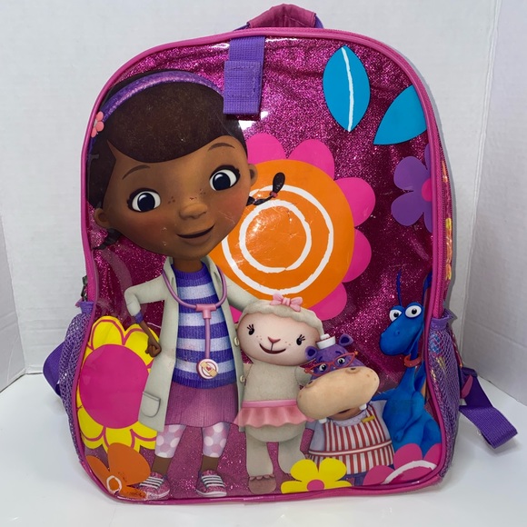 Disney Doc Mc Stuffins Set Backpack and Lunch Box - Picture 4 of 17